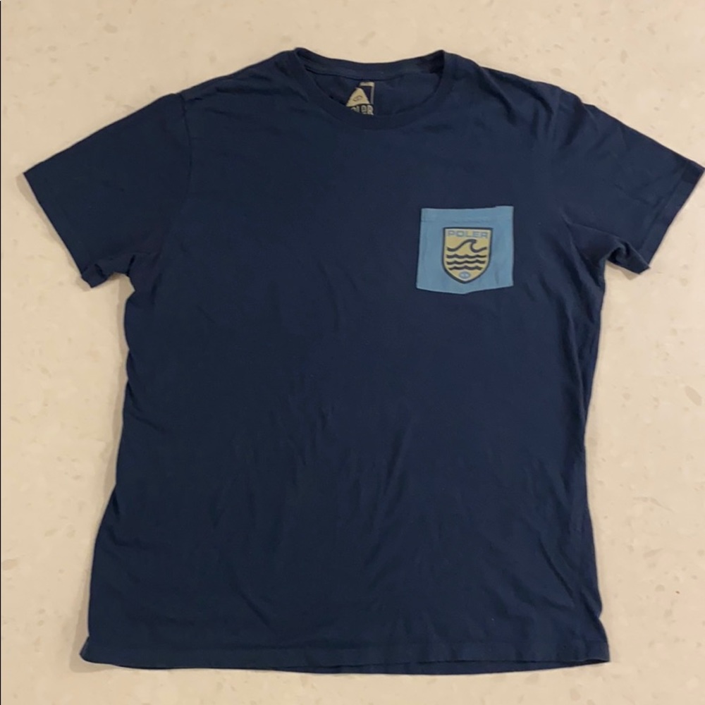 Poler navy tee shirt